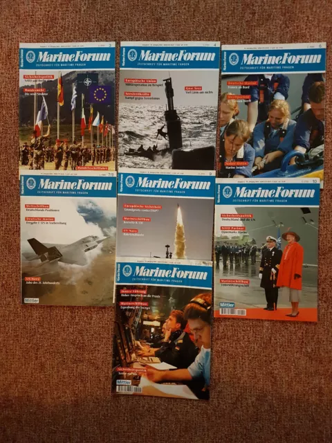 7 x Marine Forum 2004 Zeitschrift für maritime Fragen Jahrgang Schiffahrt