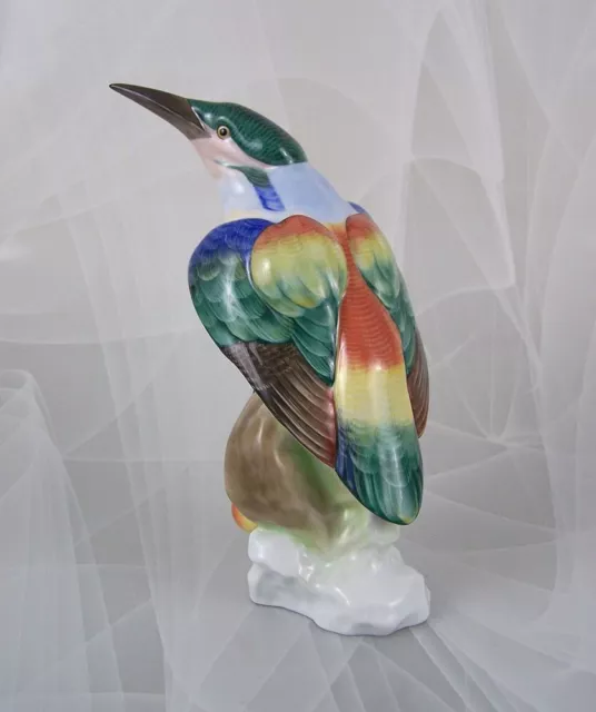 Herend Figur "Bunter Eisvogel" Papagei Parrot Figurine Figure