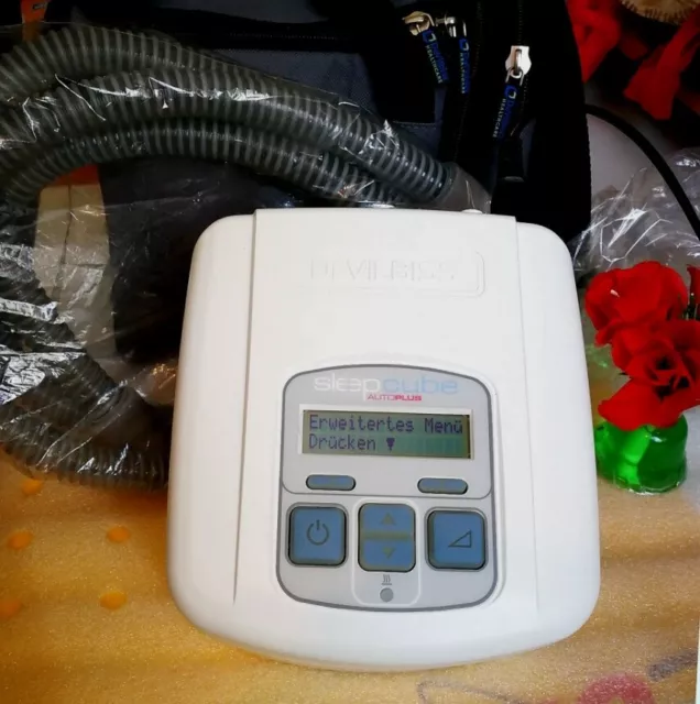 CPAP Schlauch Devilbiss Gerät SleepCube Auto Plus Einwandfrei gebraucht.