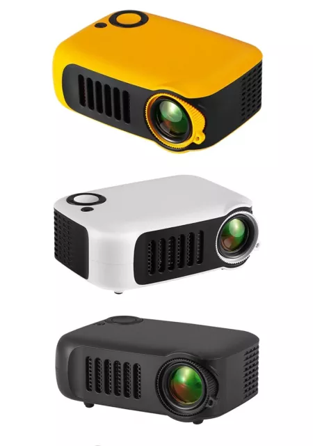 Mini Tragbarer LED Projektor Beamer Heimkino Multimedia FHD 1080P USB Für Home