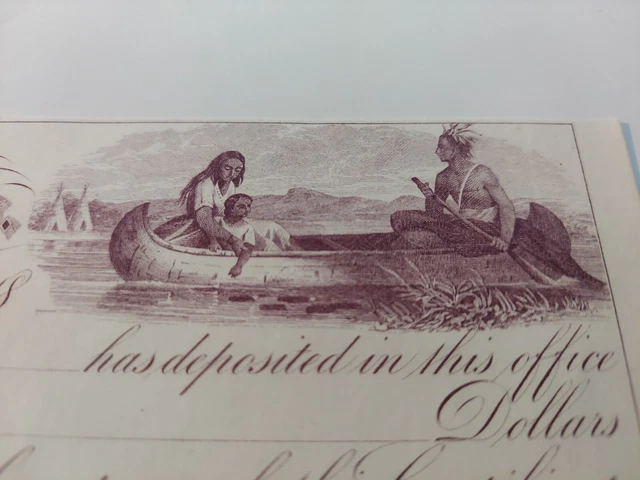 Detwiler & Bro. Bankers Columbia, PA 1860s UNC bank check Beautiful Vignettes