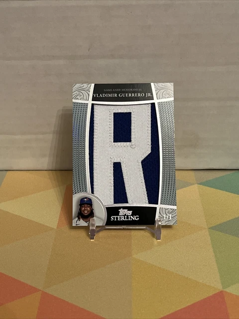 2023 Topps Sterling Vladimir Guerrero Jr. Jersey  Letter Patch #1/1