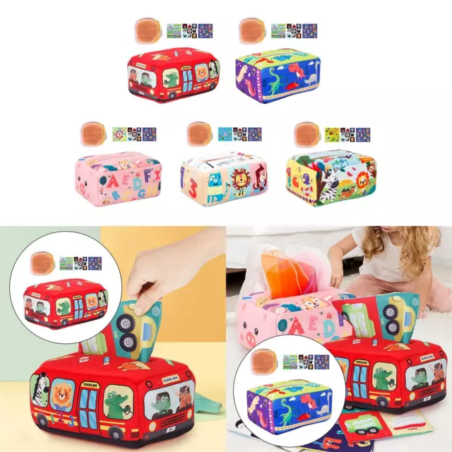 Baby Tissue Box Busy Pull Tissues Activities Sensory Toy Developmental toys