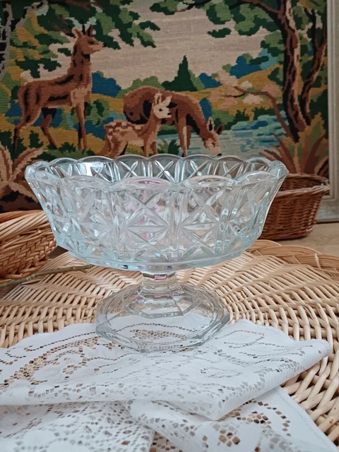 Coupe à Fruits Space Age Années 70 – Plastique Vert – Design Vintage Allemand