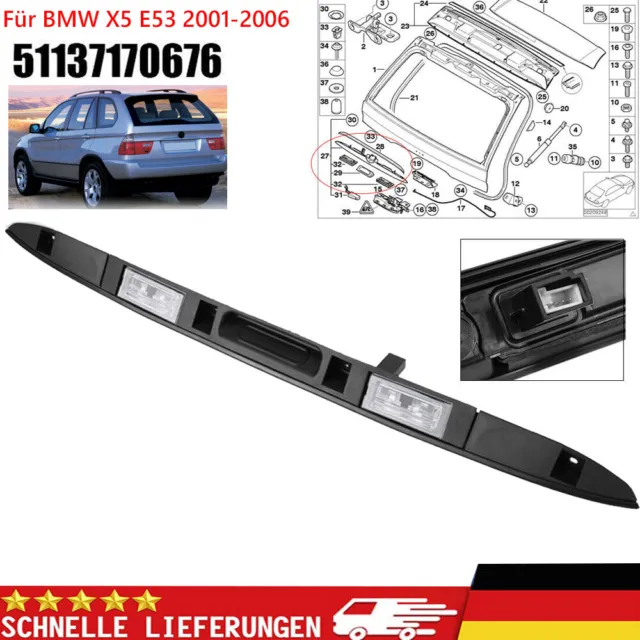 Heckklappengriff Griffleiste Grff Taster X3 E83 original BMW 51133403611  online kaufen