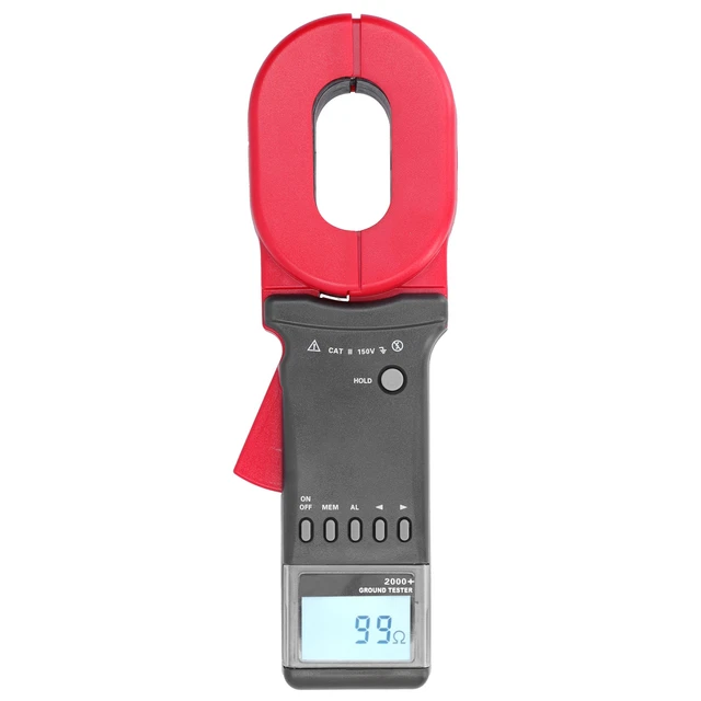0.1200 Clamp Ground Earth Resistance Tester Meter Digital Clamp Meter With