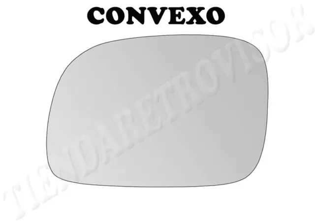 CRISTAL RETROVISOR PARA CHRYSLER VOYAGER 1996-2007 CONVEXO Izquierdo(Conductor)