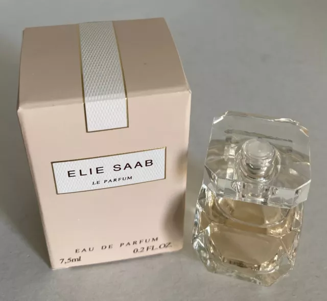 Miniature de parfum ELIE SAAB  Le Parfum   Eau de parfum 7,5 ml + boite