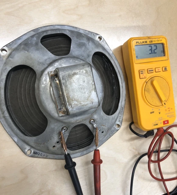 VINTAGE 8” GUITAR/ Harp Speaker (Pulled From An Old Tube Amplifier) 49