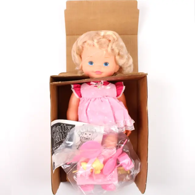 New Chatty Patty Doll 16 1/2" Tall Hear her talk Pull ring on Back Mattel 1983