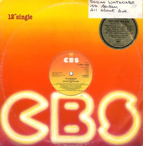 SADAO WATANABE - No Problem / All About Love, 12