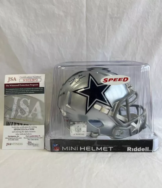 Mel Renfro HOF ‘96 Dallas Cowboys Signed Autographed Mini Helmet JSA COA