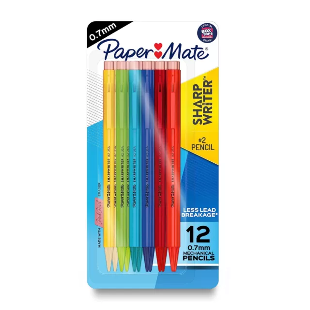 SharpWriter Mechanical Pencils 0.7 mm HB Number 2 Pencil Lead, School Supplie...