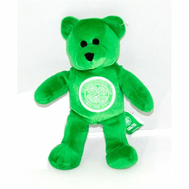 CELTIC FC SOLID Football Club Beanie Teddy Bear Green Fan Gift Idea ...