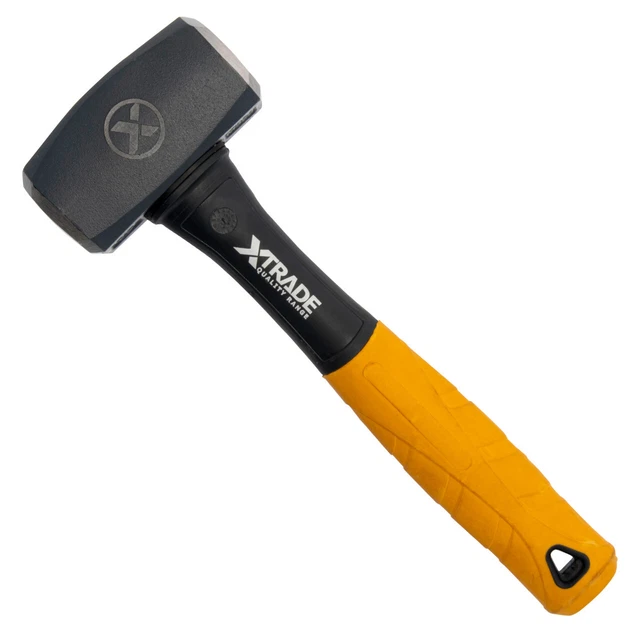 XTrade Club Marteau Avec Poignée Fibre de Verre 1.1kg Caoutchouc X0900079