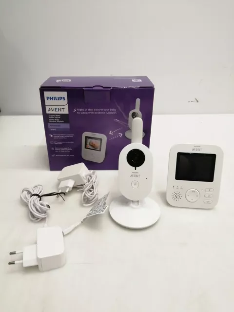 Philips AVENT Digitales Video-Babyphone - Weiß (SCD833/26)