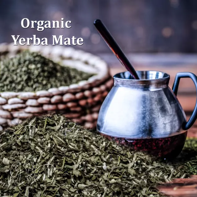 ORGANIC Yerba Mate Tea DriedHerb Argentina Antioxidants Vitamins Minerals Health