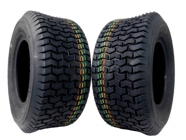 MASSFX 16x6.5-8 Lawn & Garden, Lawn Mower & Tractor Mower Tires 4 Ply (2 Pack)