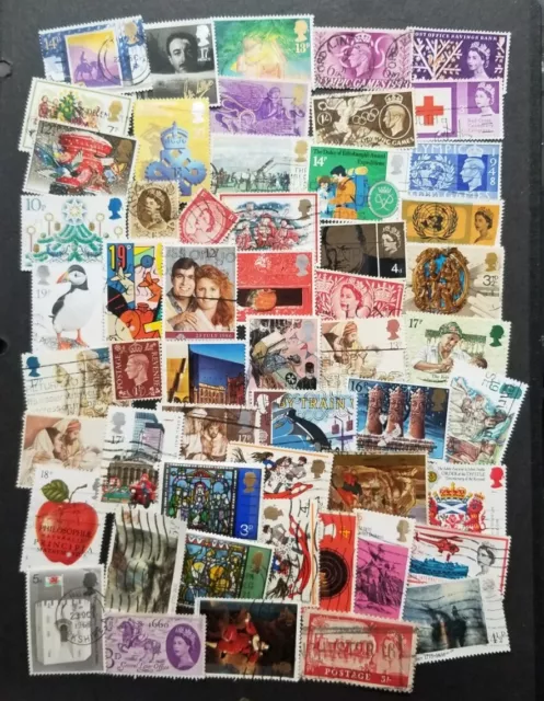 GB GREAT BRITAIN UK England  Used Stamp Lot Collection T5311