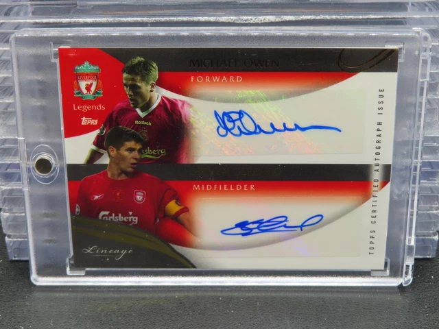 Carte à Collectionner Topps 22-23 Deco - Michael Owen Liverpool - Blue /49