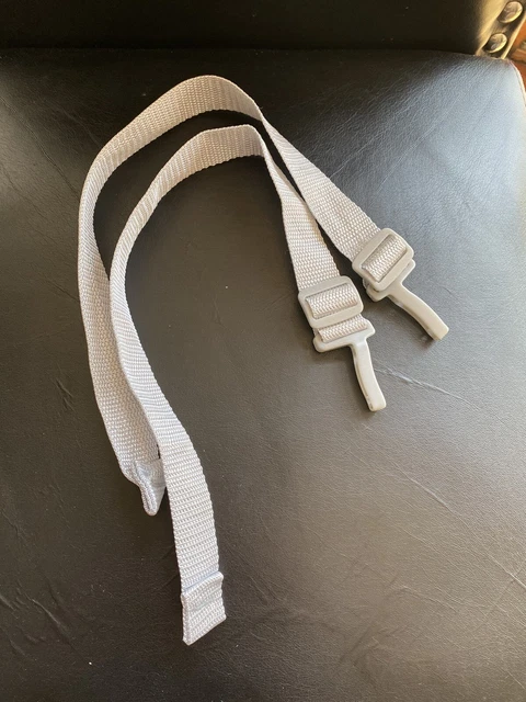 Juego de 2 correas de hombro de seguridad • Pieza de repuesto de columpio para bebé de ingenio gris teniente