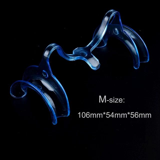 20X Dental M Type Intraoral Cheek Retractor Lip Mouth Opener Blue Medium Size