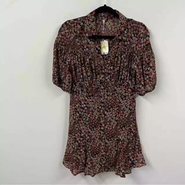 *NEW* Free People Bonnie Floral Mini Dress Woman Size Small