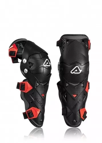 Acerbis Enduro Motocross Impact Evo 3.0 - Genouillière Noir Rouge 0021608.323