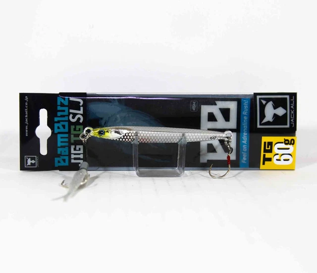 Leurre Métal Jackall Bambluz SLJ TG Tungstène – 30g – Custom Plain – Pour Bar De Mer