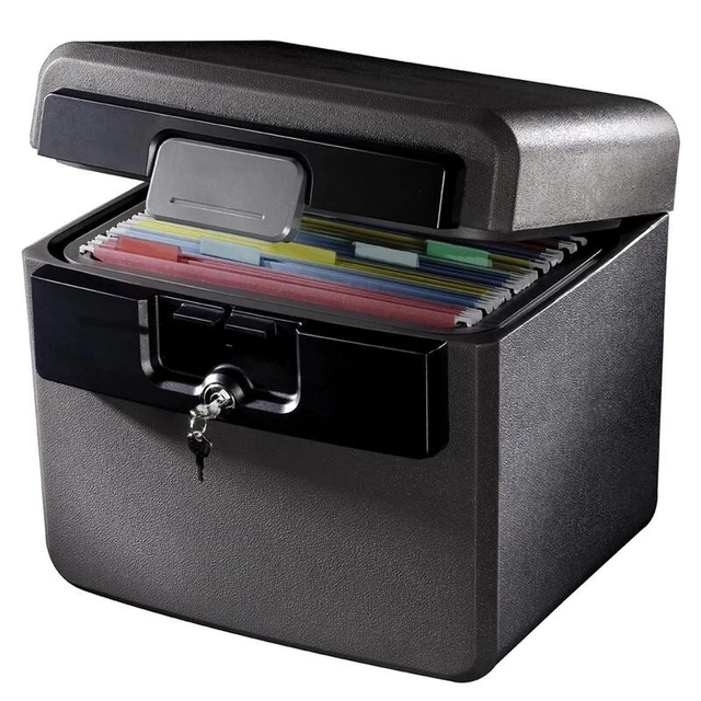 Fireproof and Waterproof Safe Box for Valuables Protection