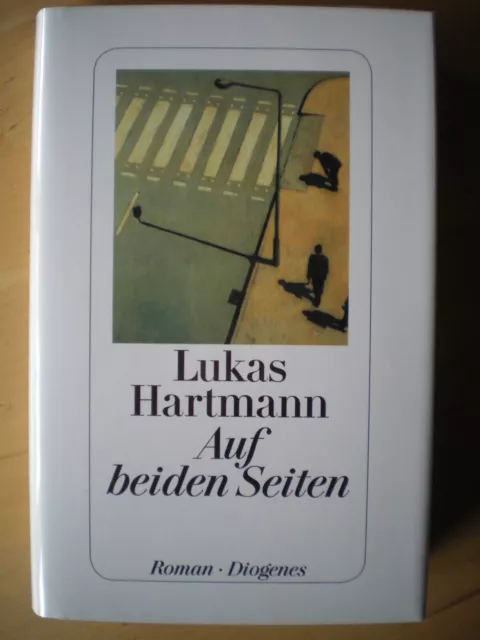 Lukas Hartmann: Auf beiden Seiten. Roman geb. Diogenes neuwertig