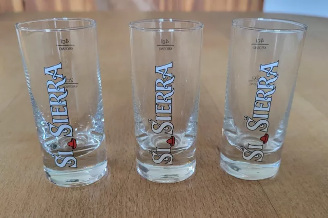 3 Sierra Tequila Gläser