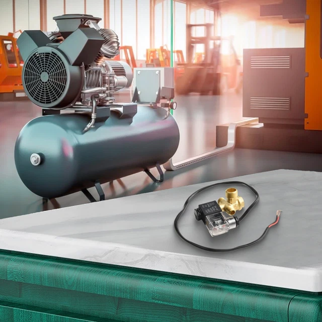 Électrovanne / Clapet Anti-Retour Haute Performance Pour Pompe à Air - Neuf - Aluminium