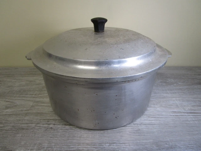 Miracle Maid Dutch Oven Cast Aluminum Roaster Stock Pot Lid Boiler Insert Miracle Maid Dutch Oven Cast Aluminum Roaster Stock Pot Lid Boiler Insert