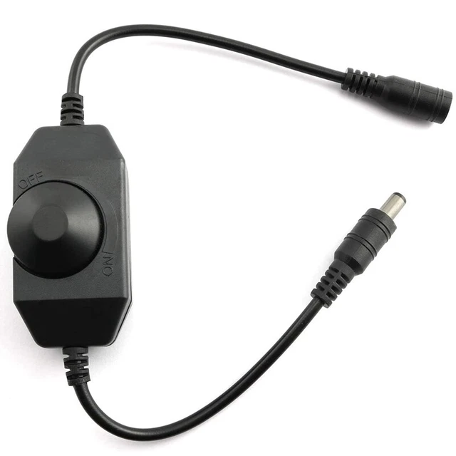 Dimmer Luce Barra LED, DC 12V-24V 6A Interruttore Dimmer, Adatto per Barra LED Lig S2C2
