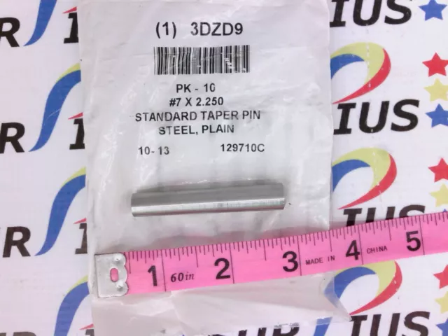 NSOP Stanlok TP0700225PL #7 x 2 1/4 In. Taper Pin Carbon Steel 10 pk