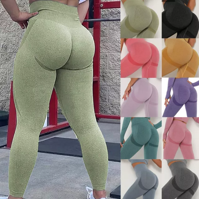 Women Anti-Cellulite Yoga Pants High Waist Scrunch Butt Lift Push