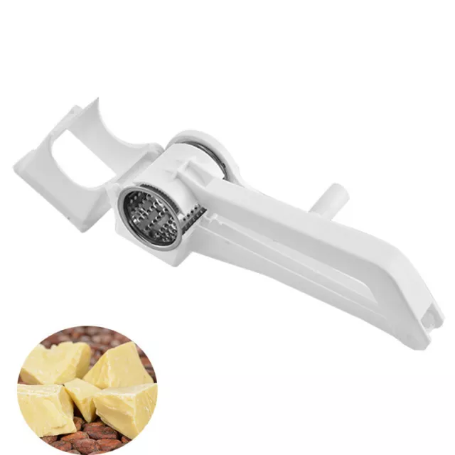 Kitchen Stainless Steel Vegetable Cheese Grater Hand Held Rotary Shredder Cutter
