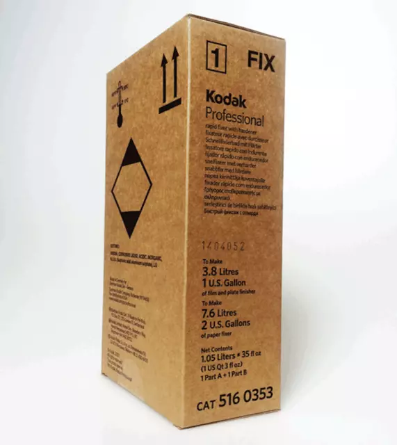 Kodak Hardener Fixative 1.05L Black And White Film Paper Fixative B/W Film