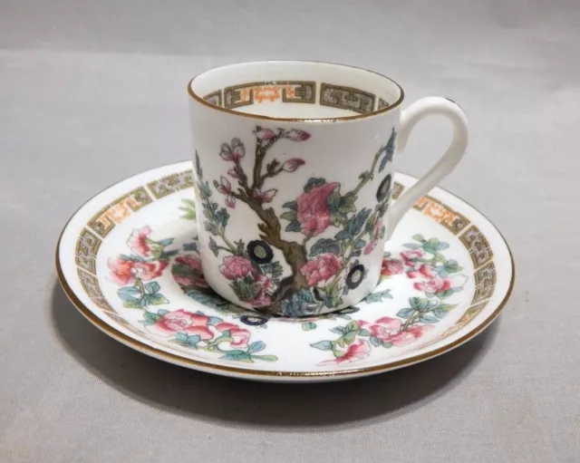 Hammersley England Indian Tree Demitasse Cup and Saucer Set