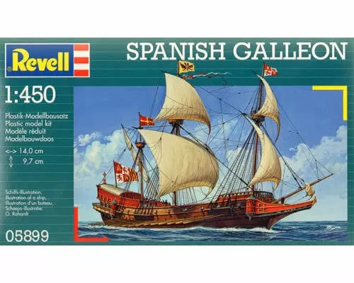 Spanish Galleon 1:450 REV5899 - revell modellismo 2