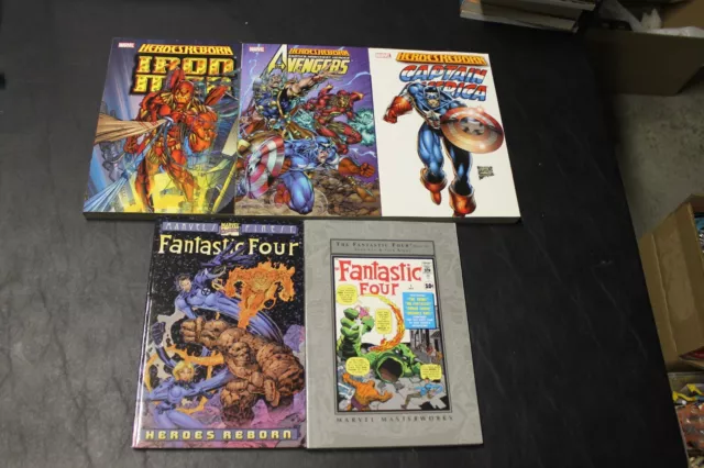 Marvel Comics; Marvel Reborn Fantastic Four, Captain America, Iron Man, Avengers