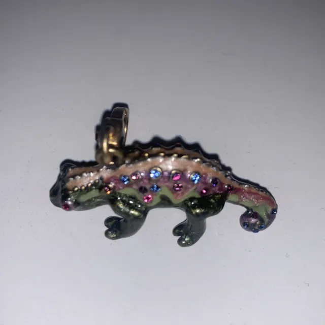 Jay Strongwater Frankie Chameleon Charm New Without Box