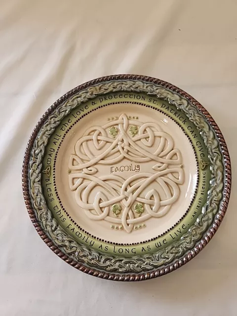 GRASSLANDS ROAD 8" IRISH BLESSING  PLATES "Family" 3