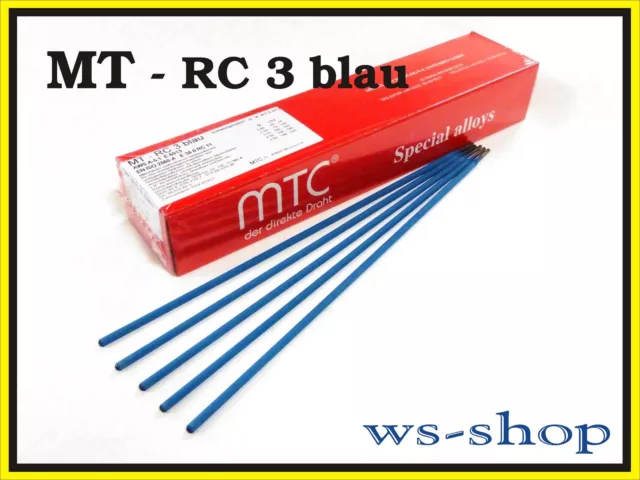 MTC MT - RC3 blau Stabelektroden Schweißelektroden Elektroden RC 11  (4,0/4,5kg)