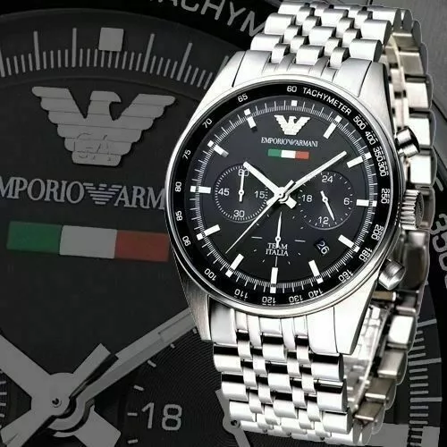 MONTRE HOMME EMPORIO ARMANI Team Italia AR5983 Chrono avec Date. 399 00 Neuve EUR 249 00 PicClick FR