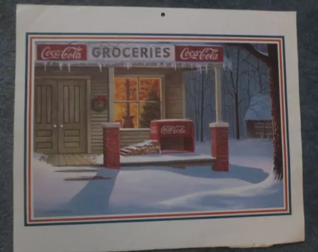 Coca Cola Jim Harrison Groceries From his 1997 Calendar