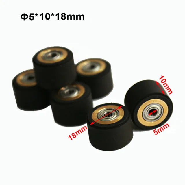 10p Pinch Roller for Summa Roland Vinyl Cutting Plotter 5x10x18mm Copper Bearing