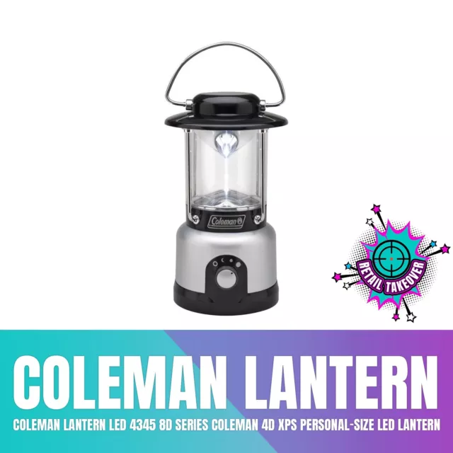 Coleman Lantern Model 5327 Series Green Battery Powered Working