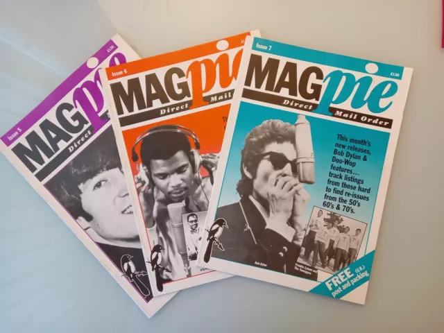 Magpie Magazine Direct Music Mail Order. 3 Issues From Early 90s